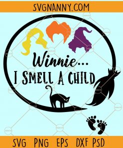 Winnie I smell a child svg file, I Smell Children Svg, SVG, Halloween SVG, Witch Svg, Witches Hair Svg, Hocus Pocus Svg, Sanderson Sisters svg, Bunch of Hocus Pocus svg, Halloween Shirt svg file