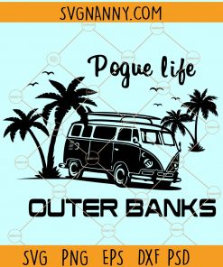Outer Banks Svg. OuterBanks Shirt Design, Svg Files, Pogue Life Vintage Van svg, Pogue life SVG Files