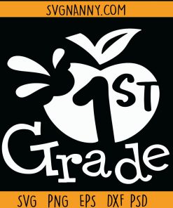 1st Grade Svg, 1st grade teacher svg, Hello First Grade SVG, Back To School SVG, First Day Of School, Teacher svg file