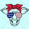 4th of July cow SVG, Patriotic Cow svg, Independence Day svg, American flag svg, patriotic Svg, July 4th Animals Svg, 4th of July shirt SVG, cow  USA flag svg, highland cow svg  files
