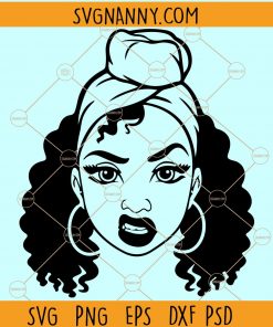 African woman with turban svg, Black woman SVG, Woman head wrap svg, African American svg, Made with melanin svg, Dope diva svg, Girl power svg, Black Queen SVG, Black and educated svg, Black Lives Matter svg files