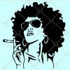 Afro Girl Smoking Joint Svg, Smoking Cannabis Svg, Afro Girl Smoking Weed svg, Smoking Marijuana Girl Svg, Rasta Girl Smoking svg, Afro Cannabis Girl Svg, coke svg Files