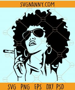 Afro Girl Smoking Joint Svg, Smoking Cannabis Svg, Afro Girl Smoking Weed svg, Smoking Marijuana Girl Svg, Rasta Girl Smoking svg, Afro Cannabis Girl Svg, coke svg Files