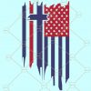 Cross America flag SVG, Faith American Flag svg, American flag cross svg, Faith USA Flag SVG, Faith cross flag svg, Christian 4th of July SVG, Faith Flag Svg, Faith in America svg, Distressed American Flag SVG, Faith SVG, Christian SVG  files