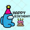 Among us birthday svg, Birthday svg, Among us birthday svg, Among Us Svg File, Birthday svg among us, Video Game svg  files