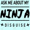 Ask Me About My Ninja Disguise svg, Ninja Birthday svg, Ninja kids svg, ninja svg, ninja kid gift svg, face mask, Birthday ninja svg