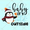 Baby it's Cold Outside Svg, Christmas Svg, Snowman Svg, Buffalo Plaid Svg, Christmas files