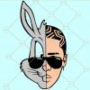 Bad Bunny SVG, El Conejo Malo SVG, bad bunny png, bad bunny clipart, bad bunny silhouette, bad bunny cricut, bad bunny cut file, Bad Bunny Decal svg, Conejo Malo Decal Svg, Bad Bunny Starbucks svg file