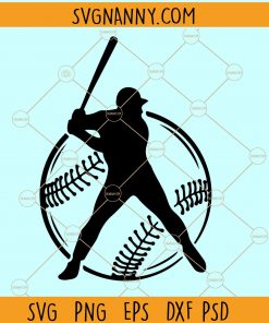 Baseball Player SVG, Softball player svg, baseball mom svg, baseball shirt svg, baseball logo svg, baseball player silhouette svg, baseball player with ball svg files