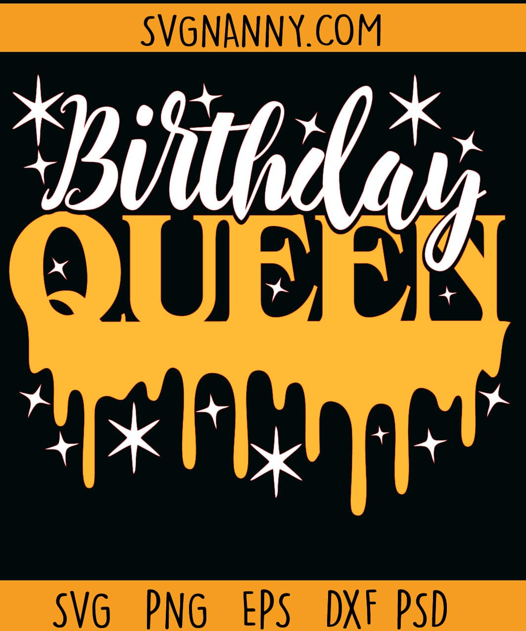 Birthday Drip SVG Files