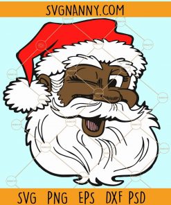  Happy Black Santa SVG, Black Believe Santa Claus SVG, Santa SVG, Christmas SVG, Christmas SVG free, Black Santa PNG, African American Santa SVG, Fun African American Santa face SVG, Cool Santa SVG, retro Santa SVG, Santa head SVG files