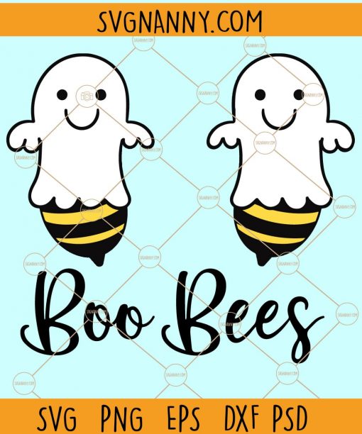 Boo Bees SVG, Honey Bee clipart Png, Halloween design svg, Ghost svg, Breast svg, Boobies svg, Halloween Svg file, Funny Bee Svg Files