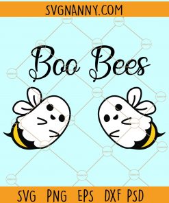 Boo Bees SVG, Honey Bee clipart Png, Halloween design svg, Ghost svg, Breast svg, Boobies svg, Halloween Svg file, Funny Bee Svg Files