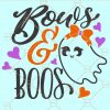 Bows and Boos SVG, Cute Ghost svg, Halloween svg for Girl, Girl Halloween svg, Ghost svg, Ghouls svg, kids Halloween svg Files