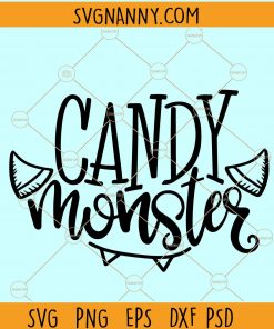 Candy Monster svg, Kids Halloween svg, Halloween SVG, Halloween shirt svg, Candy monster Halloween svg file