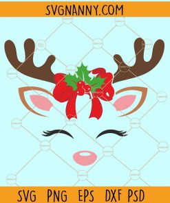  Christmas reindeer svg, Reindeer Face SVG, Cute reindeer svg, Reindeer SVG, Christmas SVG, Xmas svg, Xmas Reindeer SVG, Boy Christmas svg