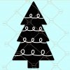 Christmas tree lights SVG, Christmas clipart, Christmas Tree Cut File, Tree svg, Pine Trees SVG, Christmas Trees SVG, Merry Christmas Svg, Christmas Tree Png, Christmas Svg, Christmas Tree Clipart