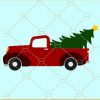 Red Truck Christmas Tree svg, Red Truck svg, Red Truck Christmas svg, Christmas Truck svg, Christmas svg, Christmas svg, holiday svg files