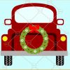 Red Truck Christmas Flowers svg, Red Truck svg, Red Truck Christmas svg, Christmas Truck svg, Christmas svg, Christmas svg, holiday svg files