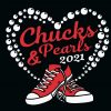 Chucks and Pearls SVG, Pink Sneakers Svg, Chucks Svg, Pearls Svg, Chucks & Pearls SVG, Madam Vice President SVG  file