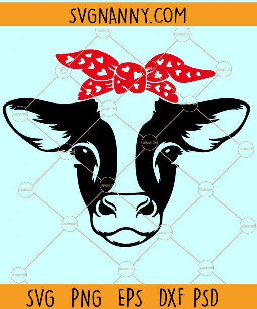 Cow with bandana SVG, Cow bandana SVG, Cow head bandana SVG, Bandanna Cow SVG, Bandana Heifer svg, farm SVG, heifer SVG, heifer bandana SVG, Not Today Heifer SVG, cow SVG file, Cow with bandana svg