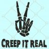 Creep it real svg, fall svg, ghost svg, Halloween svg, pumpkin svg, trick or treat svg, witch hat svg, witch svg, SVG Hubs, SVG files for Cricut