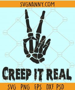 Creep it real svg, fall svg, ghost svg, Halloween svg, pumpkin svg, trick or treat svg, witch hat svg, witch svg, SVG Hubs, SVG files for Cricut