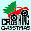 Crushing Christmas Svg, Christmas Svg File, Holiday Svg, Christmas truck Svg, Christmas Svg Designs