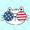 Patriotic cat SVG, cat face 4th of July SVG, 4th of July Cat SVG, 4th of July svg, July 4th Cat SVG, July 4th Animals svg, Funny Cat svg, Cat svg, Independence Day svg, American flag svg, patriotic svg, 4th of July Animals svg files