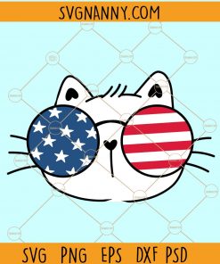 Patriotic cat SVG, cat face 4th of July SVG, 4th of July Cat SVG, 4th of July svg, July 4th Cat SVG, July 4th Animals svg, Funny Cat svg, Cat svg, Independence Day svg, American flag svg, patriotic svg, 4th of July Animals svg files