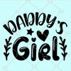 Daddy's Girl Svg, Dad Svg, Father's Day Svg, Dad of Daughter Svg, Baby Girl Svg, Baby Onesie svg, Girl Onesie Svg