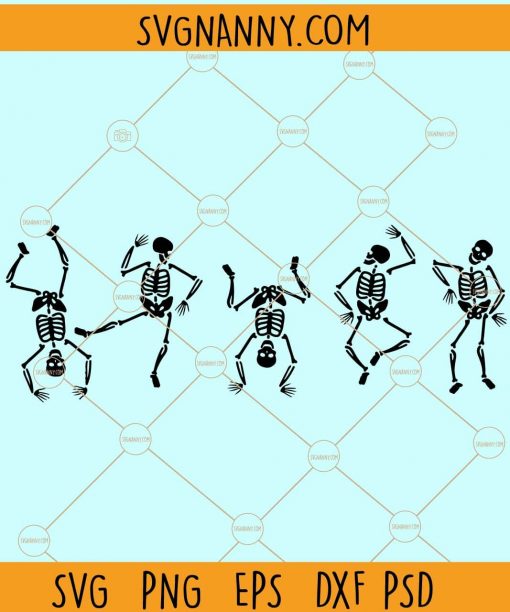 Dancing skeleton svg, skeleton dance svg, Halloween skeleton svg, Halloween svg  file