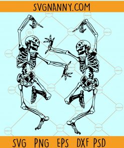 Dancing skeletons SVG, Dancing Skeletons Halloween Svg, Halloween svg file, Skeletons Halloween Svg, Skeletons Dancing Svg, Dancing Halloween Svg, Skeletons Svg files