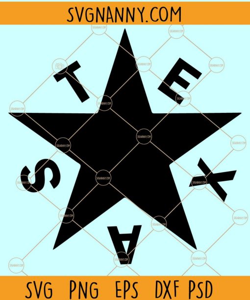 De Zavala Texas Star SVG, Republic of Texas svg, Texas Star SVG, Texas state svg, Home Texas svg, Texas SVG files