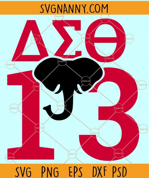 Delta Sigma Theta Elephant svg, Delta Sigma Theta SVG, Delta Elephant svg, 1913 svg, Delta Sorority svg, Delta Sigma Theta cut file