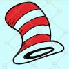 Dr Seuss hat svg, Hat SVG, Hat Dr Seuss svg, The Cat In The Hat Svg, Dr Seuss svg, cat in the hat svg, cat in the hat svg cricut, dr seuss svg, cat in the hat face svg  files