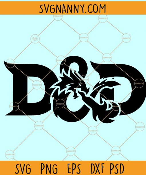 Dungeons and Dragons svg, D&D Logo SVG, DnD Logo, Dungeons and Dragons Icon, D&D Logo, DnD Shirt, Dungeons and Dragons shirt file