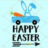Easter Eggs truck SVG, Happy Easter SVG, Easter Truck Svg, Carrot Truck Svg, Easter Svg, Vintage Easter Truck SVG, Happy Easter Truck SVG  file