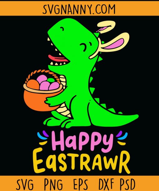 Easter dinosaur SVG, Easter Saurus SVG, Easter Bunny Saurus Svg, Easter Svg, Kids Easter Shirt SVG, Dinosaur Svg, Egg Hunt SVG, happy easter svg, Easter svg file