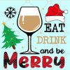 Eat drink and be merry svg, Christmas svg designs, Christmas quote svg, kids winter shirts svg, be merry svg, Christmas svg files