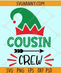 Elf Cousin Crew SVG, cousin crew Christmas SVG, cousin crew SVG, Christmas SVG free, Christmas cousin crew SVG, Cousin SVG, Christmas Shirt SVG files