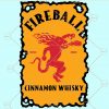 Fireball Cinnamon Whisky SVG, Fireball Cinnamon Whisky, Christmas SVG, Fireball Cinnamon Whisky decal, Christmas SVG, Ugly Christmas Sweater SVG files