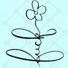 Fuck Flower Blossom SVG, Flower blossom SVG, adult SVG, fuck SVG