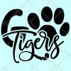 Go Tigers svg, Team spirit svg, Tigers Football svg, Cheer Mom svg, Tigers Leopard svg, cheerleader, school Sport svg Files