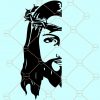 Half Jesus face SVG, Jesus clipart svg, Easter svg, Jesus SVG, Jesus Cut File, Jesus Face SVG, Jesus Christ SVG, Half Jesus SVG  file