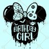 Halloween Birthday Girl SVG, Disney Birthday Svg, Girl Birthday Halloween Svg, Disney Halloween svg, Halloween Mouse Svg, Halloween Svg files
