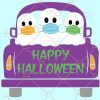 Halloween Truck with ghost Svg, Halloween truck svg, Truck svg, Halloween ghosts svg, Halloween svg files for cricut