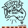 Happy Australia day SVG, Australian Day Svg, Australia Day 26 January SVG, Happy Australia Day, Australian Flag SVG, Kangaroo SVG, Beautiful Country SVG, Australia SVG, Patriotic Svg file