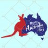 Happy Australia day SVG, Australian Day Svg, Australia Day 26 January SVG, Happy Australia Day, Australian Flag SVG, Kangaroo SVG, Beautiful Country SVG, Australia SVG, Patriotic Svg file