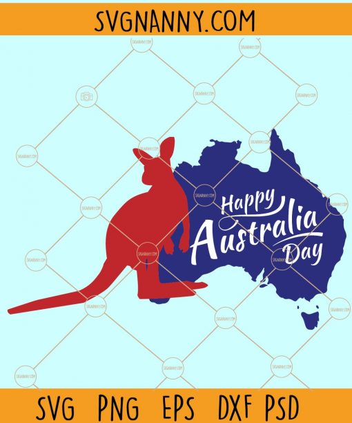 Happy Australia day SVG, Australian Day Svg, Australia Day 26 January SVG, Happy Australia Day, Australian Flag SVG, Kangaroo SVG, Beautiful Country SVG, Australia SVG, Patriotic Svg file